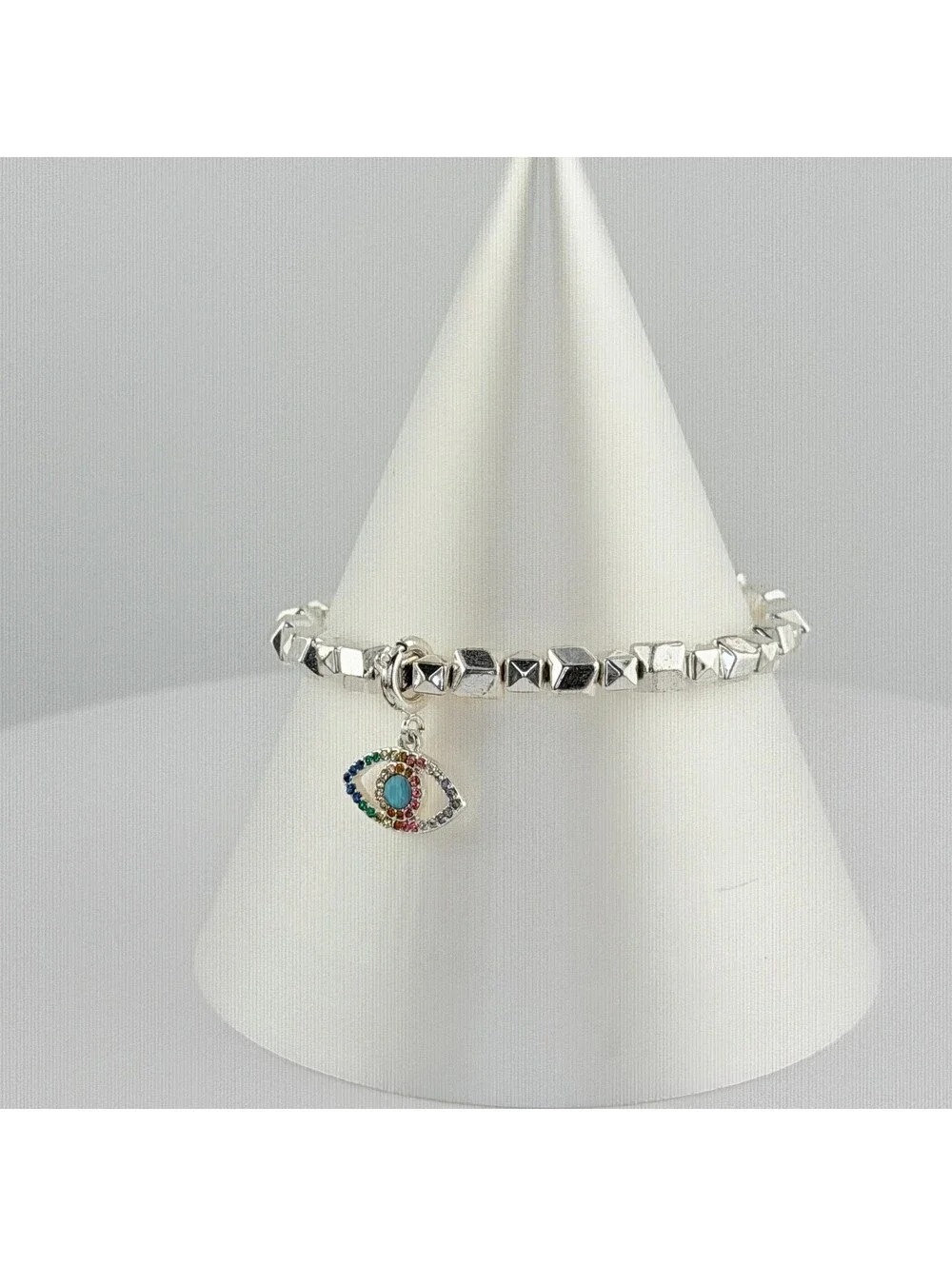 Bomb Party Single Stack Bracelet - on Silver Plating #151